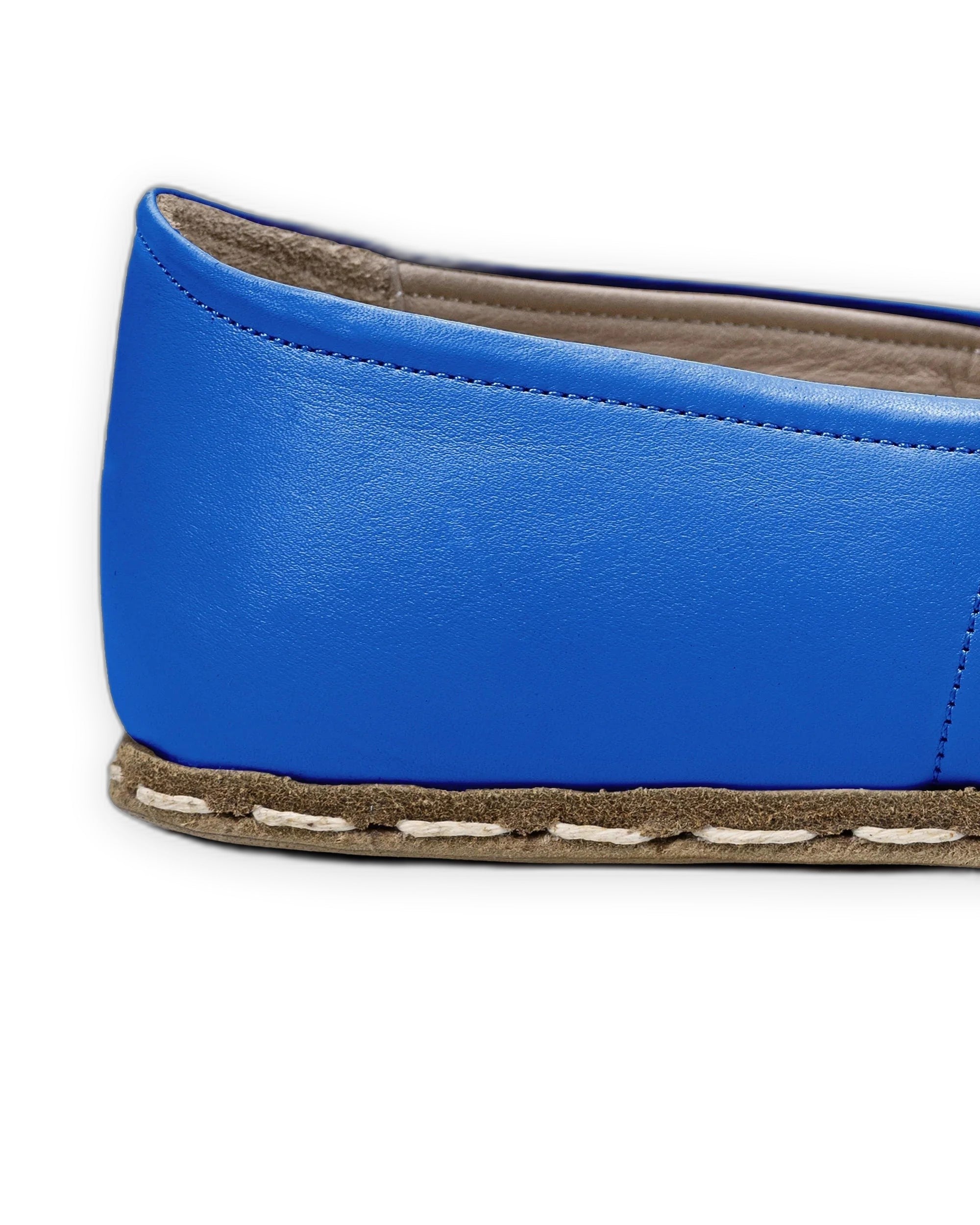 Top view Blue Barefoot Yemeni - Handcrafted Calf Leather | Bespoky