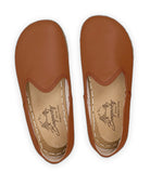 Top view Dark Brown Barefoot Yemeni - Handcrafted Calf Leather | Bespoky