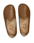 Side view Dark Tan Barefoot Yemeni - Calf Leather Zero Drop | Bespoky