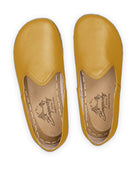 Side view Mustard Barefoot Yemeni - Calf Leather Zero Drop | Bespoky