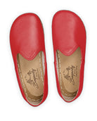 Side view Red Barefoot Yemeni - Calf Leather Zero Drop | Bespoky