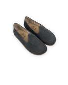 Women's Smoked Barefoot Yemeni - Handcrafted Calf Leather Wide Toe Box | Bespoky