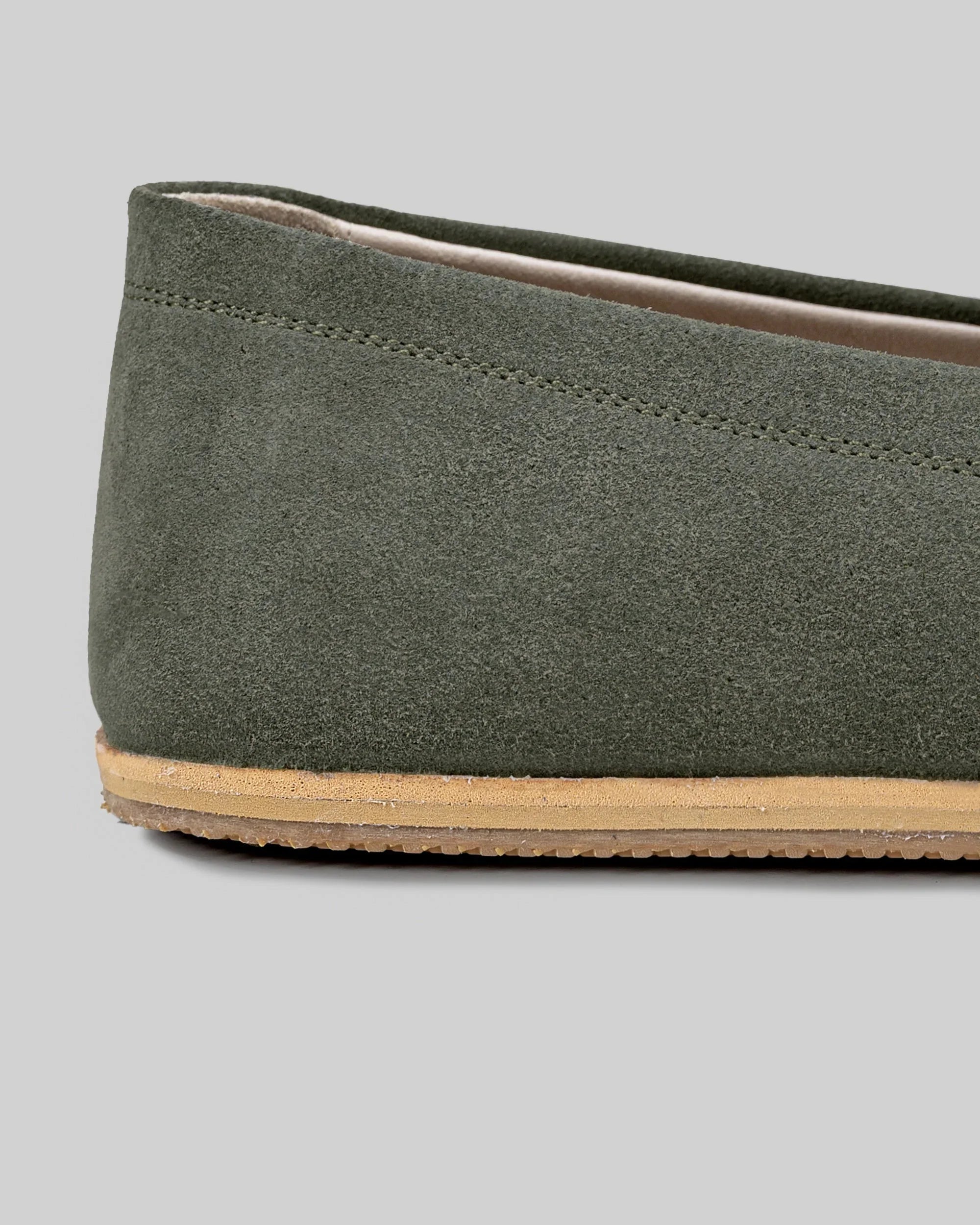 Detail Leather Barefoot Shoes - Handcrafted Calf Leather Turkey | Bespoky