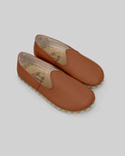 Women's Dark Brown Barefoot Yemeni - Handcrafted Calf Leather Wide Toe Box | Bespoky