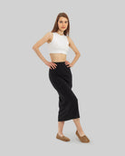 Back view Tan Ballet Flats - Calf Leather Handcrafted | Bespoky