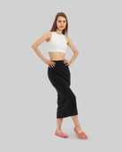 Back view Pink Ballet Flats - Calf Leather Handcrafted | Bespoky