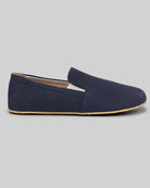Women's Navy Barefoot Shoes - Handcrafted Calf Leather Wide Toe Box | Bespoky