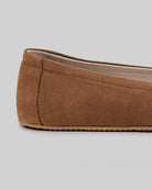 Top view Tan Ballet Flats - Handcrafted Calf Leather | Bespoky