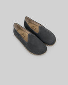 Women's Smoked Barefoot Yemeni - Handcrafted Calf Leather Wide Toe Box | Bespoky