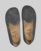 Side view Smoked Nubuck Barefoot Yemeni - Calf Leather Zero Drop | Bespoky