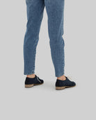 Detail Navy Spitz zulaufender Oxford - Handgefertigtes Kalbsleder Türkei | Bespoky