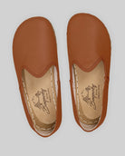 Top view Dark Brown Barefoot Yemeni - Handcrafted Calf Leather | Bespoky