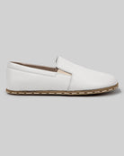 Close-up calf leather - White Barefoot Shoes Detail | Bespoky