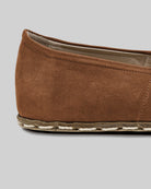 Top view Tan Barefoot Yemeni - Handcrafted Calf Leather | Bespoky