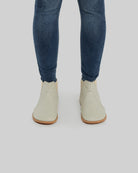 Detail Lucas Beige Chelsea Boots - Handcrafted Calf Leather Turkey | Bespoky