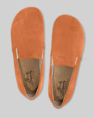 Side view Orange Barefoot Shoes - Calf Leather Zero Drop | Bespoky