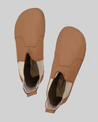 Top view Tan Chelsea Boots - Handcrafted Calf Leather | Bespoky