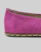 Top view Pink Barefoot Yemeni - Handcrafted Calf Leather | Bespoky