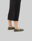 Detail Leather Ballet Flats - Handcrafted Calf Leather Turkey | Bespoky