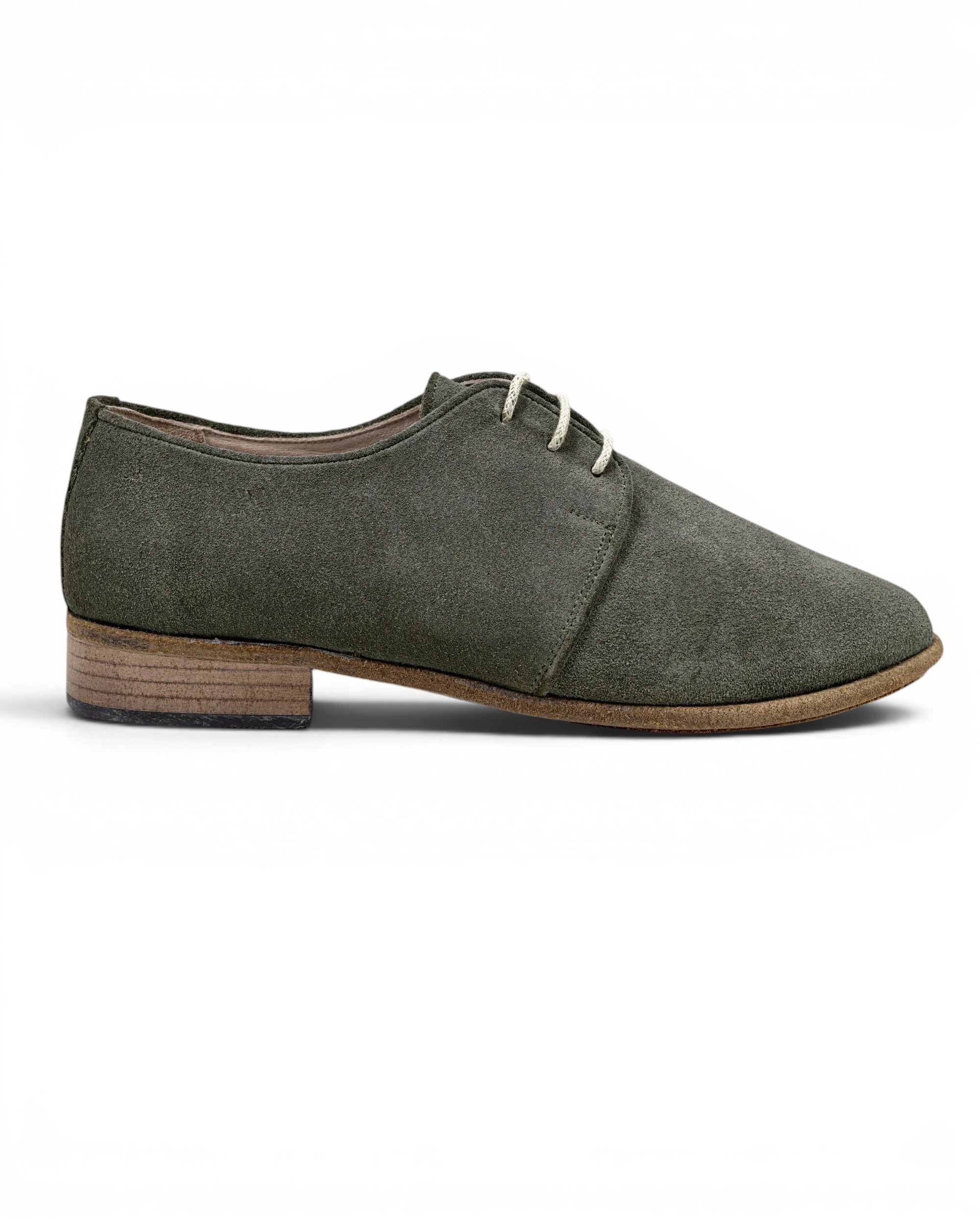 Side view Leather Pointed Toe Oxford - Calf Leather Zero Drop | Bespoky