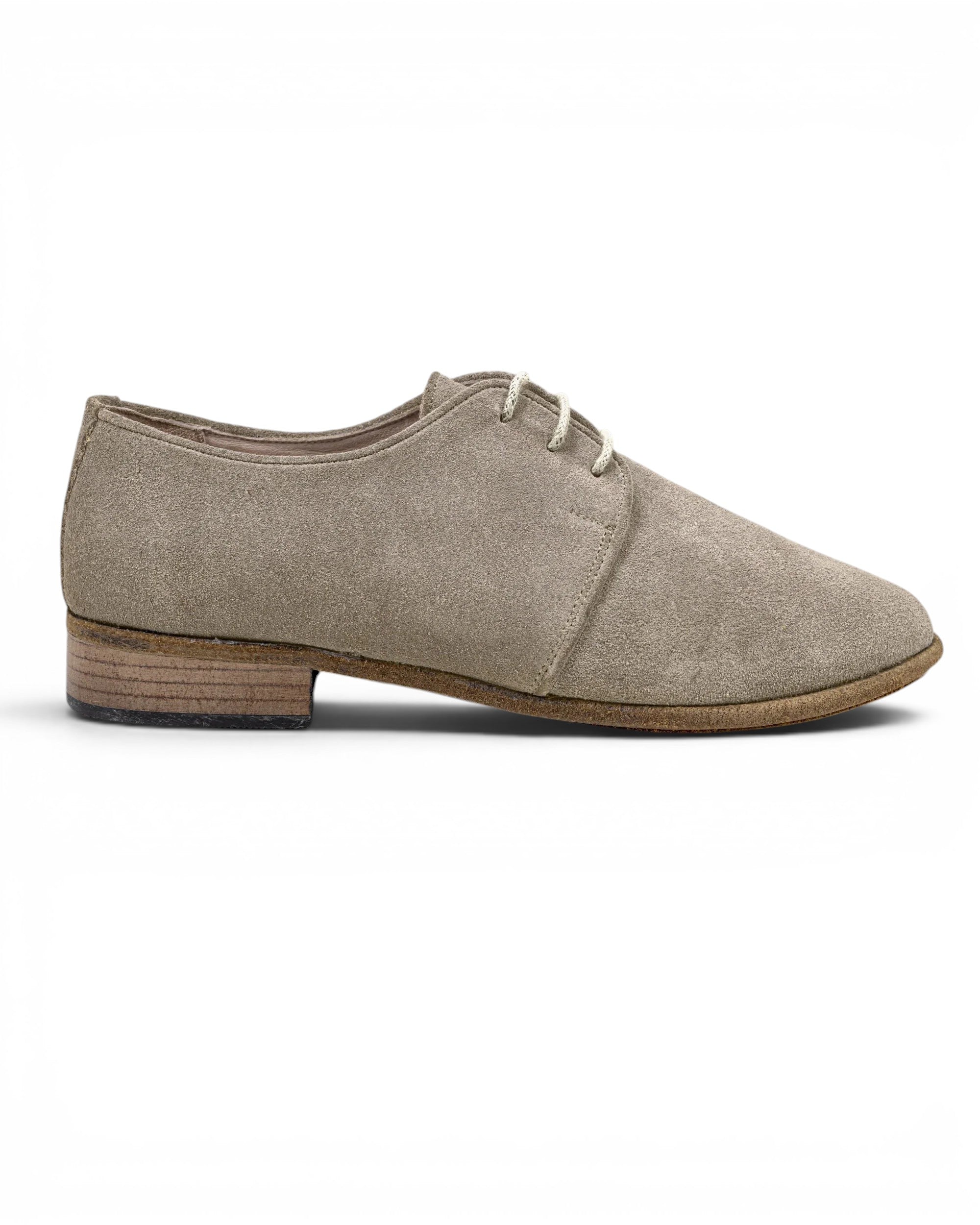 Side view Leather Pointed Toe Oxford - Calf Leather Zero Drop | Bespoky