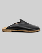 Close-up calf leather - Black Slippers Detail | Bespoky