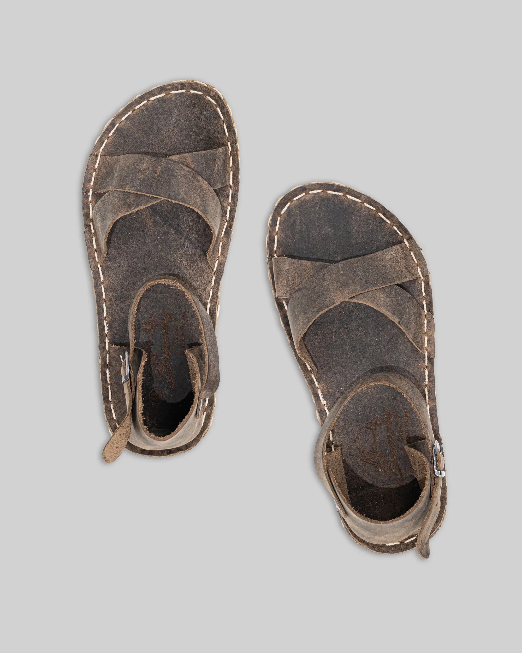 Women's Leather Barefoot Sandal - Handcrafted Calf Leather Wide Toe Box | Bespoky