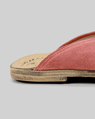 Side view Pink Slippers - Calf Leather Zero Drop | Bespoky