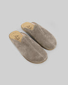 Men's Suede Slippers - Handcrafted Calf Leather Wide Toe Box | Bespoky