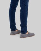 Detail Grey Barefoot Shoes - Handcrafted Calf Leather Turkey | Bespoky