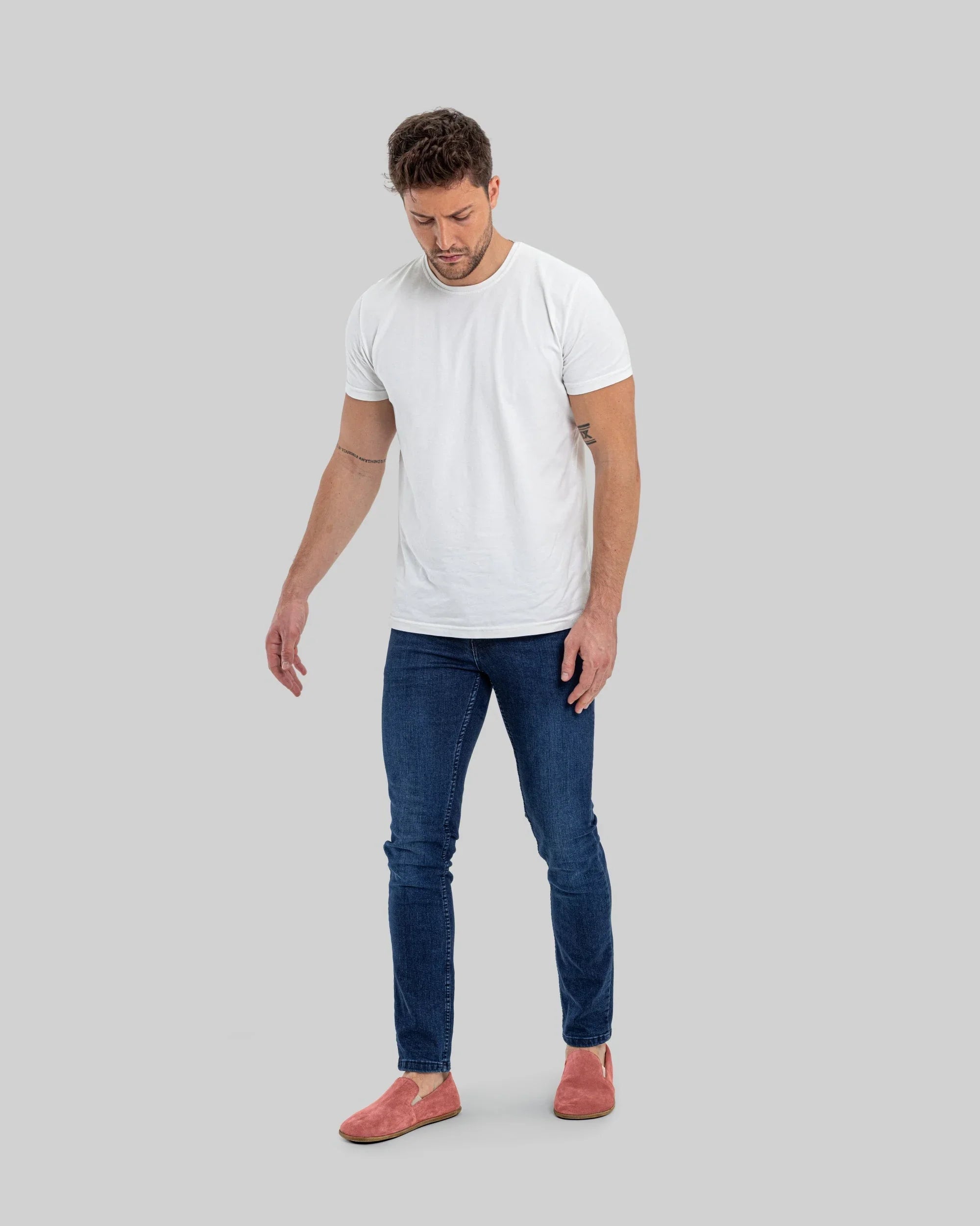 Pair Pink Barefoot Shoes - Barefoot Wide Toe Calf Leather | Bespoky