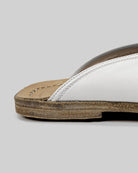 Sole detail White Slippers - Zero Drop Calf Leather | Bespoky
