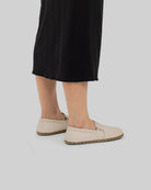 Pair Beige Barefoot Shoes - Barefoot Wide Toe Calf Leather | Bespoky