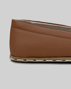 Back view Dark Brown Barefoot Shoes - Calf Leather Handcrafted | Bespoky
