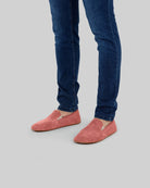 Top view Pink Barefoot Shoes - Handcrafted Calf Leather | Bespoky