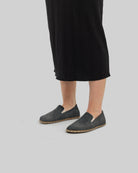 Top view Smoked Barefoot Shoes - Handcrafted Calf Leather | Bespoky