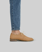 Sohlen-Detail ungefärbter spitzer Oxford-Schuh - Zero Drop Kalbsleder | Bespoky