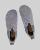Side view Grey Chelsea Boots - Calf Leather Zero Drop | Bespoky