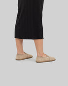 Detail Beige Barefoot Shoes - Handcrafted Calf Leather Turkey | Bespoky