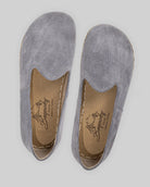 Side view Grey Barefoot Yemeni - Calf Leather Zero Drop | Bespoky