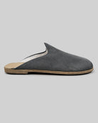 Side view Smoked Shearling Slippers - Calf Leather Zero Drop | Bespoky