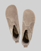 Side view Beige Chelsea Boots - Calf Leather Zero Drop | Bespoky