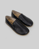 Men's Black Barefoot Shoes - Handcrafted Calf Leather Wide Toe Box | Bespoky