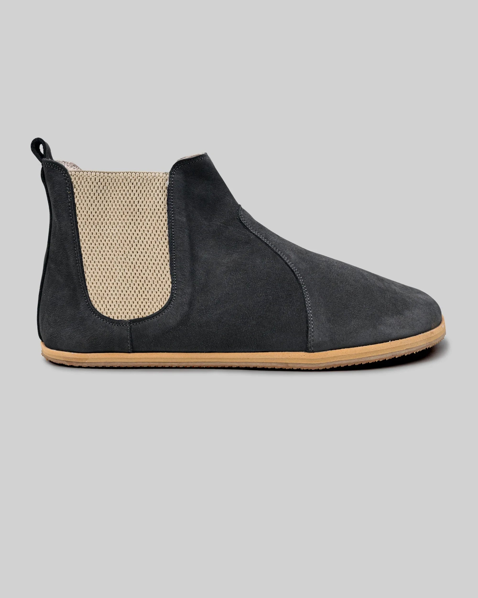 Top view Smoked Nubuck Chelsea Boots - Handcrafted Calf Leather | Bespoky