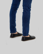 Detail Black Barefoot Shoes - Handcrafted Calf Leather Turkey | Bespoky