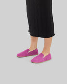 Detail Pink Barefoot Shoes - Handcrafted Calf Leather Turkey | Bespoky