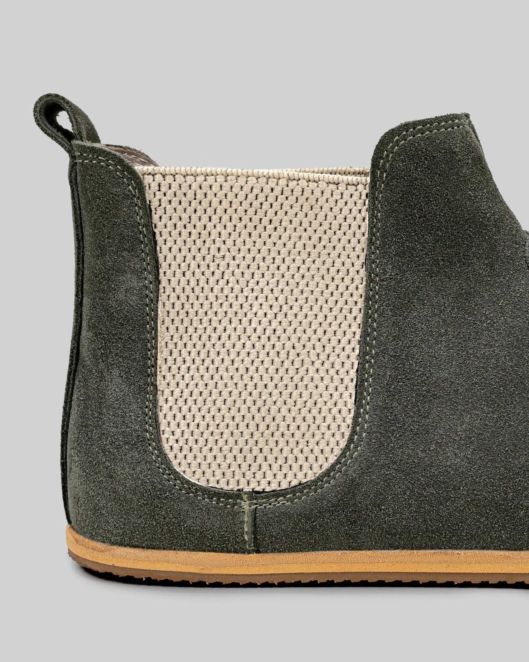 Top view Suede Chelsea Boots - Handcrafted Calf Leather | Bespoky
