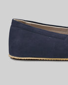 Top view Navy Barefoot Shoes - Handcrafted Calf Leather | Bespoky