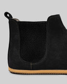 Top view Black Suede Chelsea Boots - Handcrafted Calf Leather | Bespoky