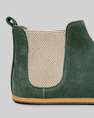 Top view Green Chelsea Boots - Handcrafted Calf Leather | Bespoky